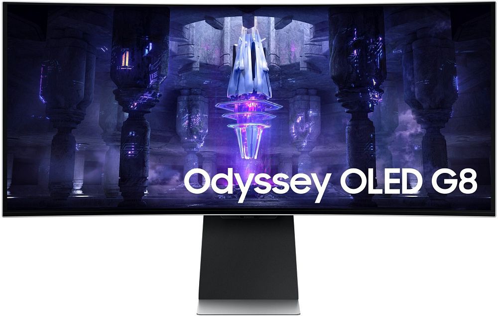 Монитор Samsung 34&quot; G8 OLED серебристый