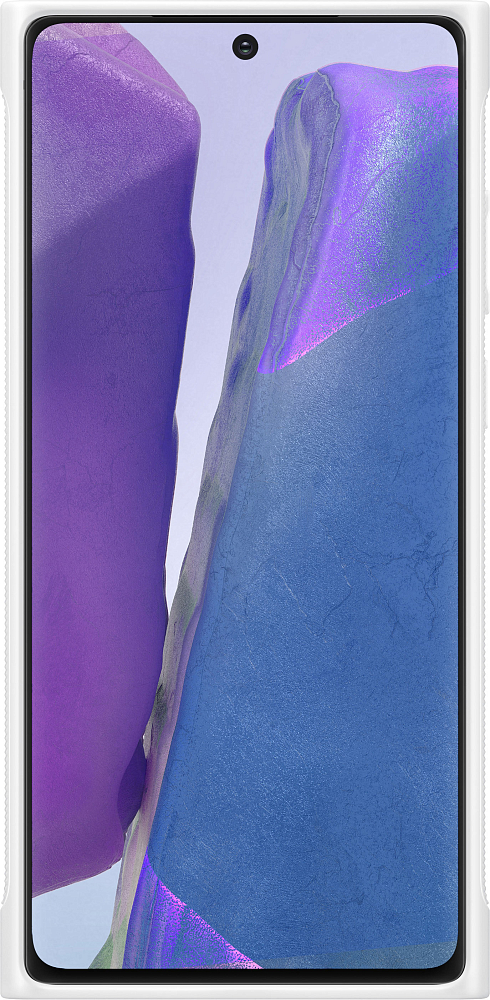 Чехол Samsung Clear Protective Cover для Galaxy Note20 белый EF-GN980CWEGRU - фото 3