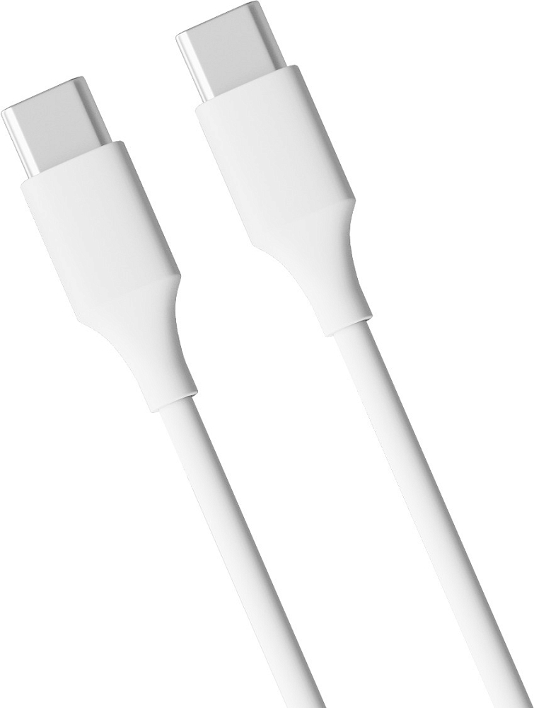 Кабель moonfish USB‑C - USB‑C 1 м, силикон белый MNF35689 - фото 2