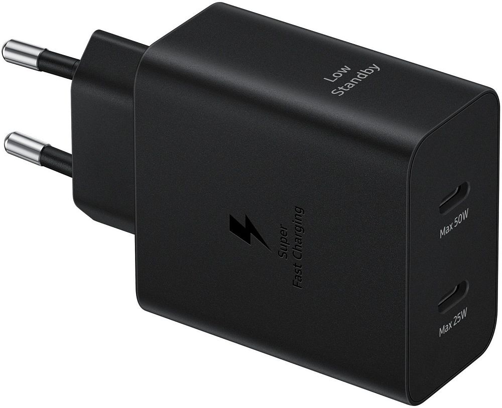 

Сетевое зарядное устройство Samsung T5020 50Вт Double Type-C черный, T5020 50Вт Double Type-C черный