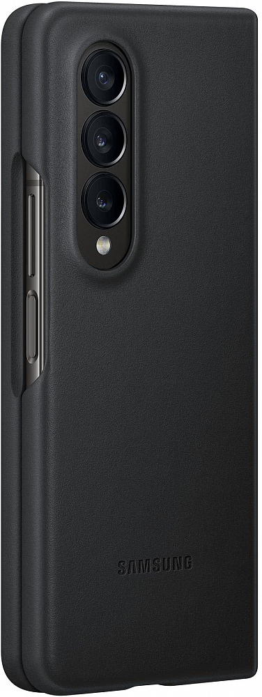 Чехол Samsung Leather Cover для Z Fold4 черный EF-VF936LBEGRU - фото 4
