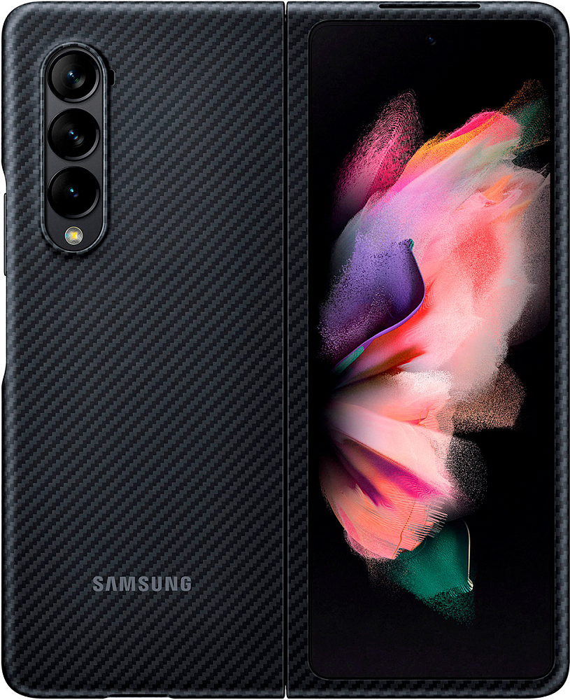Чехол Samsung Aramid Cover для Galaxy Z Fold3 черный