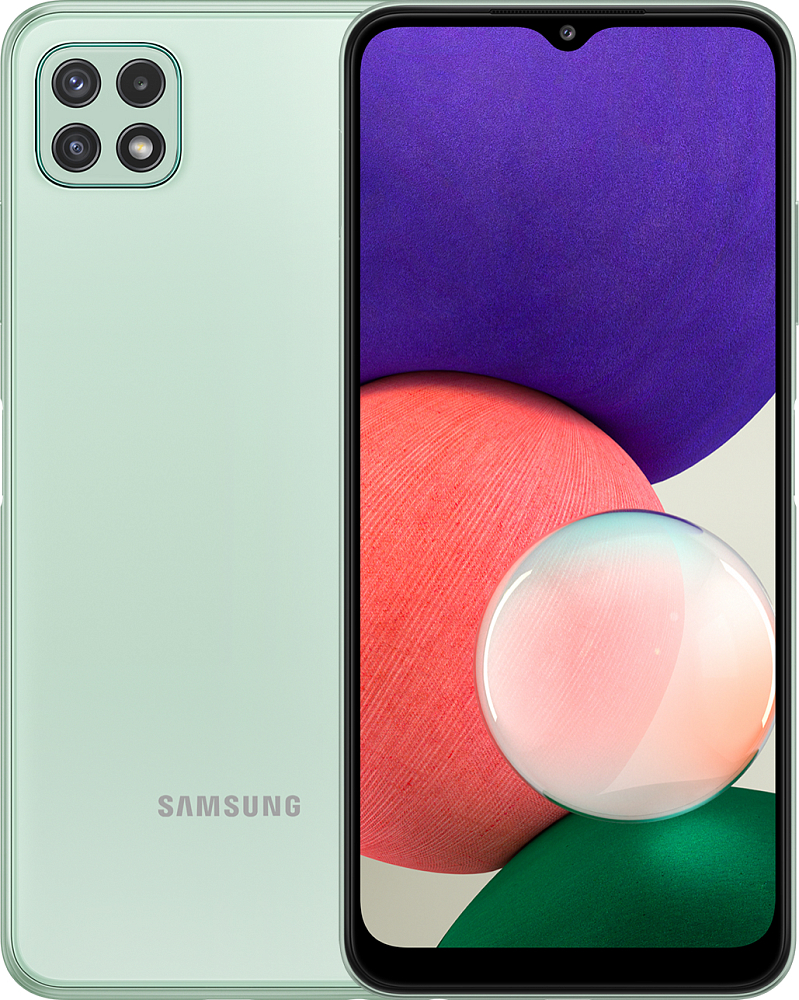 

Смартфон Samsung, Мятный, Galaxy A22s 5G 128 ГБ мятный