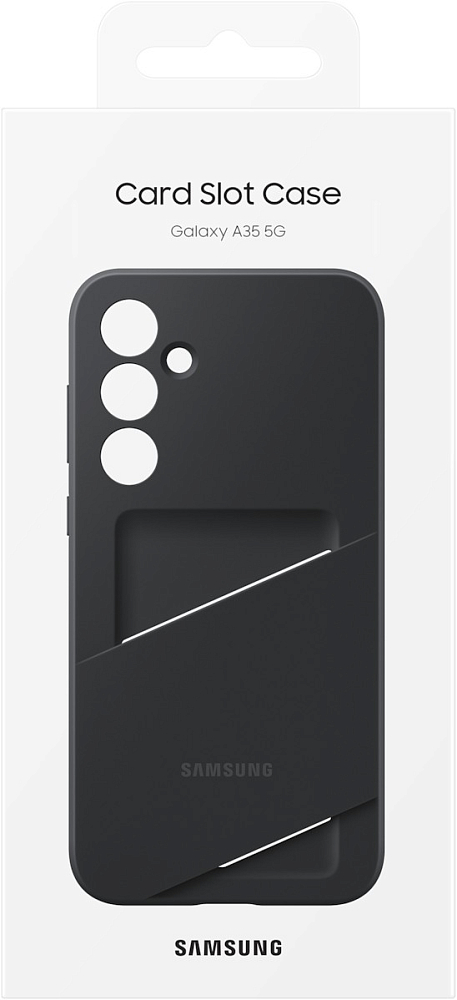 Чехол Samsung Card Slot Case A35 черный EF-OA356TBEGRU - фото 7