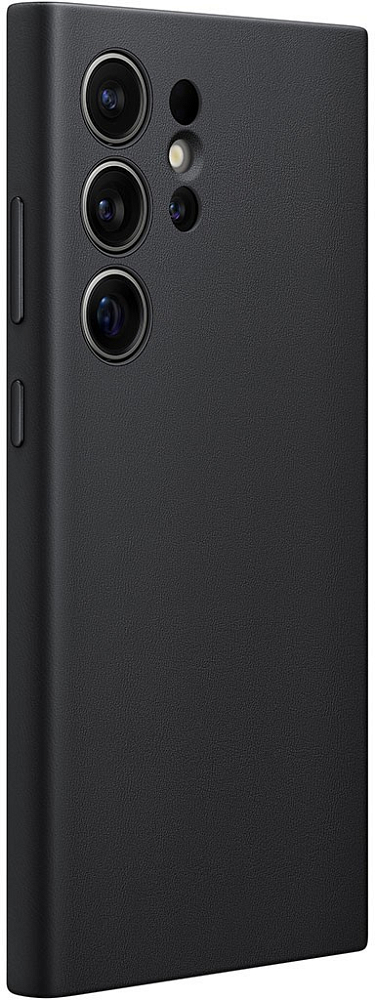 Чехол Samsung Чехол Samsung Vegan Leather Case S24 Ultra черный фото 3