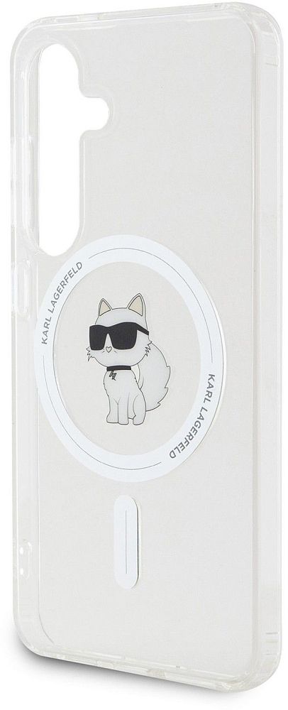 Чехол Karl Lagerfeld NFT Choupette MagSafe для Galaxy S24 прозрачный фото 3