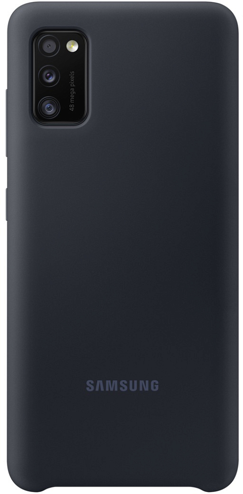 Чехол Samsung Silicone Cover Galaxy A41 черный