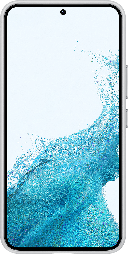 Чехол Samsung Leather Cover для Galaxy S22 светло-серый EF-VS901LJEGRU, цвет светло серый - фото 2
