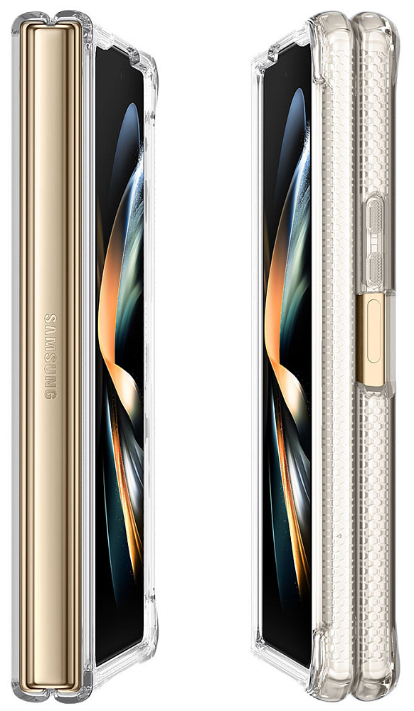 Чехол Itskins Hybrid Clear для Samsung Galaxy Z Fold4 прозрачный SGQ4-HBMKC-TRSP - фото 3
