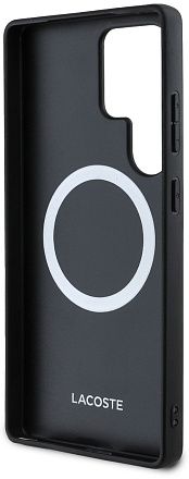Чехол Lacoste Iconic Woven MagSafe для Galaxy S25 Ultra зеленый Фото 2