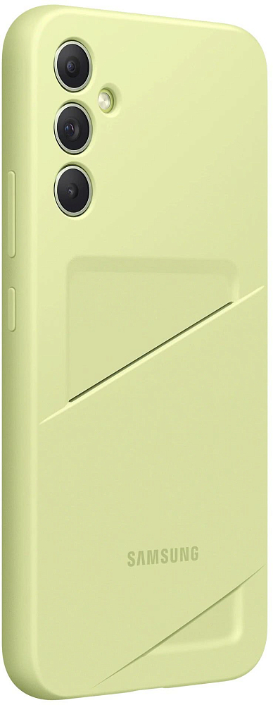 Чехол Samsung Card Slot Case A34 лайм EF-OA346TGEGRU - фото 3