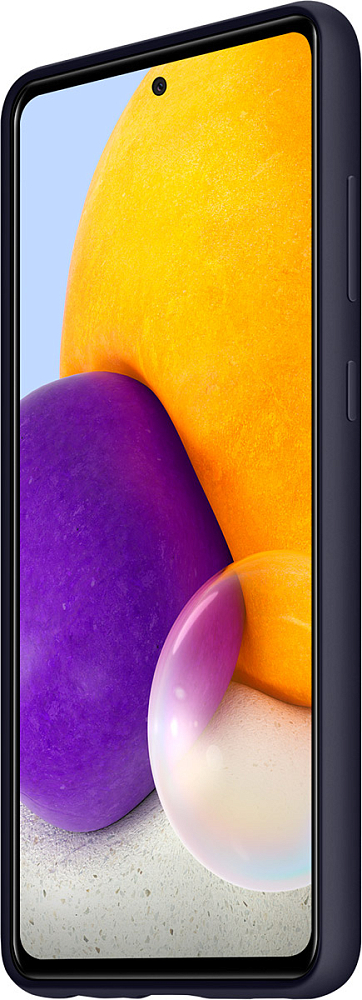 Чехол Samsung Silicone Cover для Galaxy A72 черный EF-PA725TBEGRU - фото 5