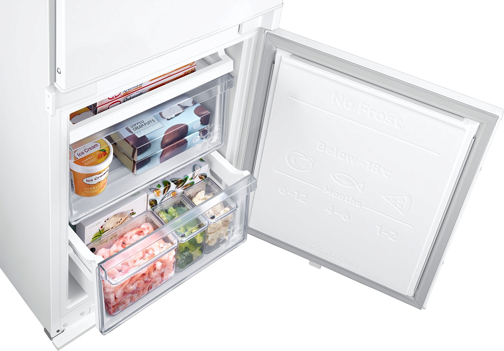 Встраиваемый холодильник Samsung BRB26705EWW с увеличенным полезным объёмом SpaceMax, 267 л BRB26605FWW, цвет белый - фото 7