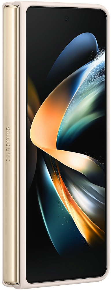 Чехол Samsung Slim Standing Cover для Z Fold4 песочный EF-MF936CUEGRU, цвет бежевый - фото 3