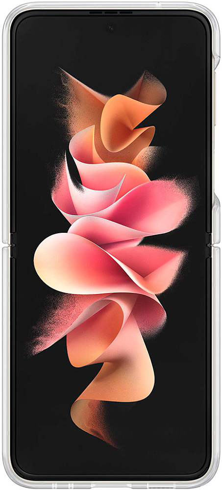 Чехол Samsung Clear Cover with Ring для Galaxy Z Flip3 прозрачный EF-QF711CTEGRU - фото 2