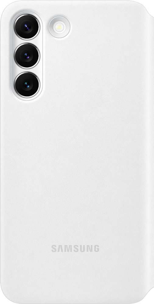 Чехол Samsung Smart Clear View Cover для Galaxy S22 белый EF-ZS901CWEGRU - фото 2