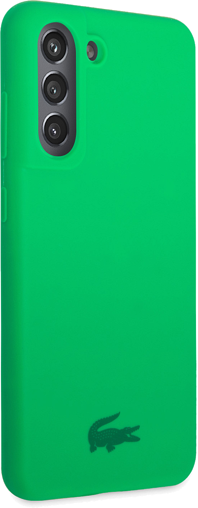 Чехол Lacoste Hard Logo для Galaxy S21 FE зеленый LCHCS21FESN - фото 4