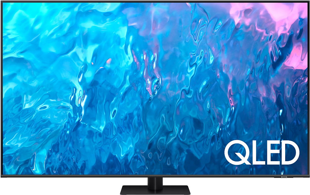 Телевизор Samsung 55'' QLED 4K Q70C темно-серый QE55Q70CAUXRU