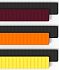 Ремешок Araree Link Strap Black для Galaxy Watch 20 мм, силикон оранжевый Фото 2