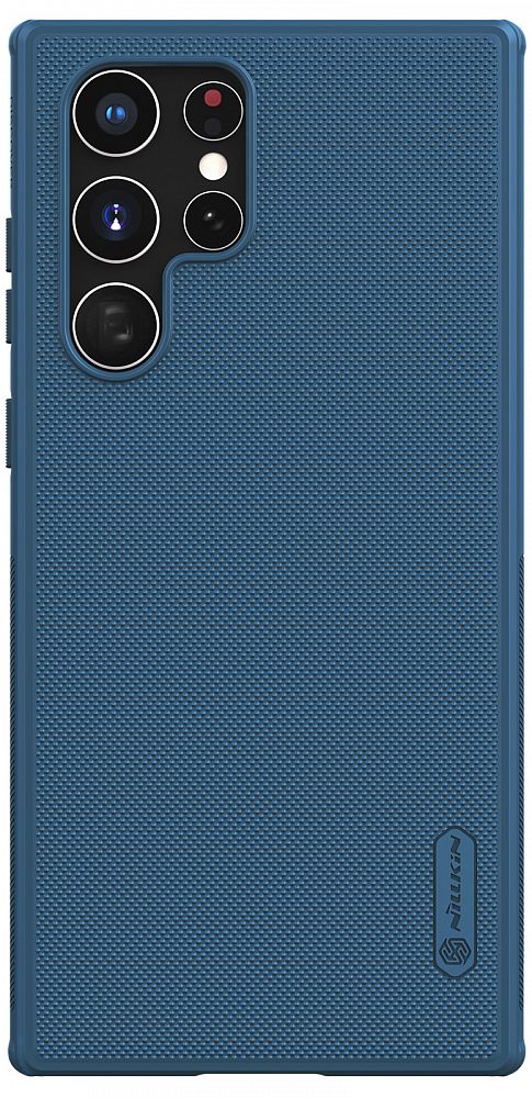 Чехол Nillkin Frosted Shield Pro для Galaxy S22 Ultra синий 6902048235441 - фото 1