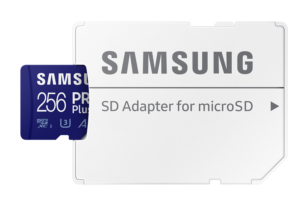 Карта памяти Samsung MicroSDXC PRO Plus 256 ГБ MB-MD256KA/KR, цвет синий MB-MD256KA/KR - фото 5