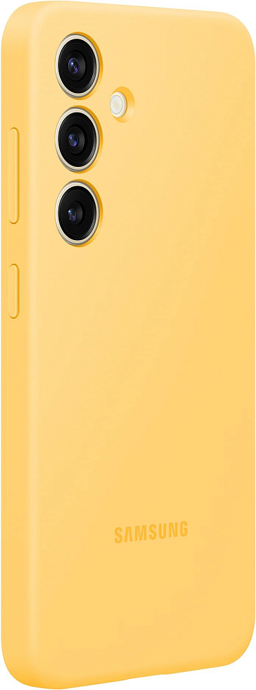 Чехол Samsung Silicone Case S24 желтый EF-PS921TYEGRU - фото 3