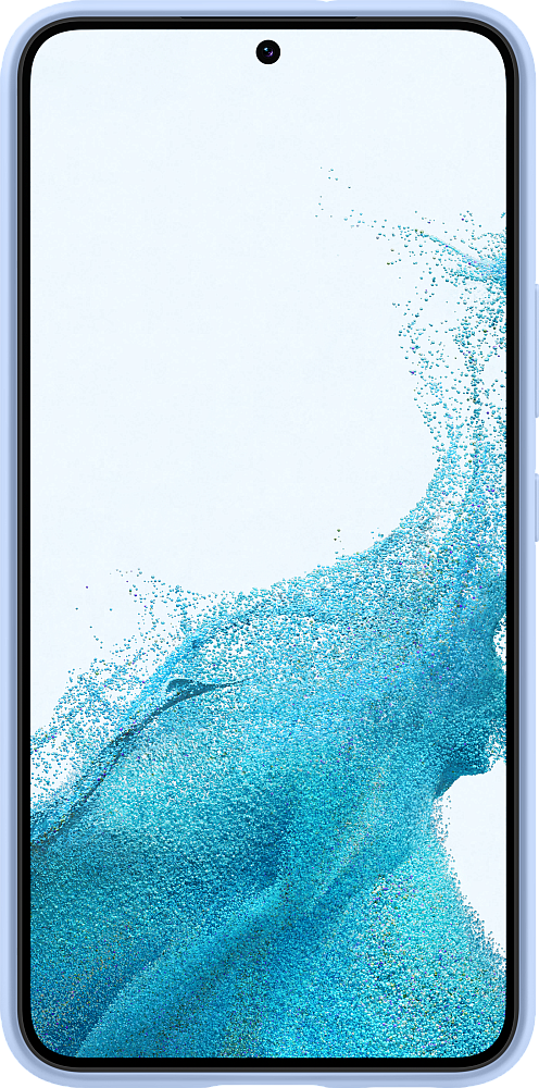 Чехол Samsung Silicone Cover для Galaxy S22 арктический голубой EF-PS901TLEGRU - фото 2