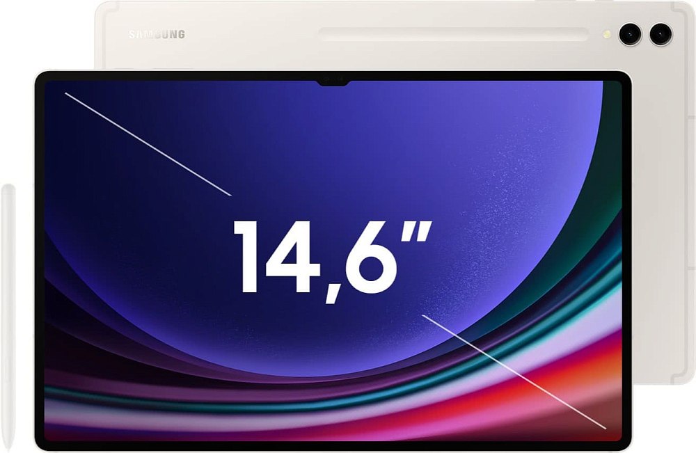 Планшет Samsung Galaxy Tab S9 Ultra 5G 256 ГБ  бежевый (SM-X916BZEACAU)