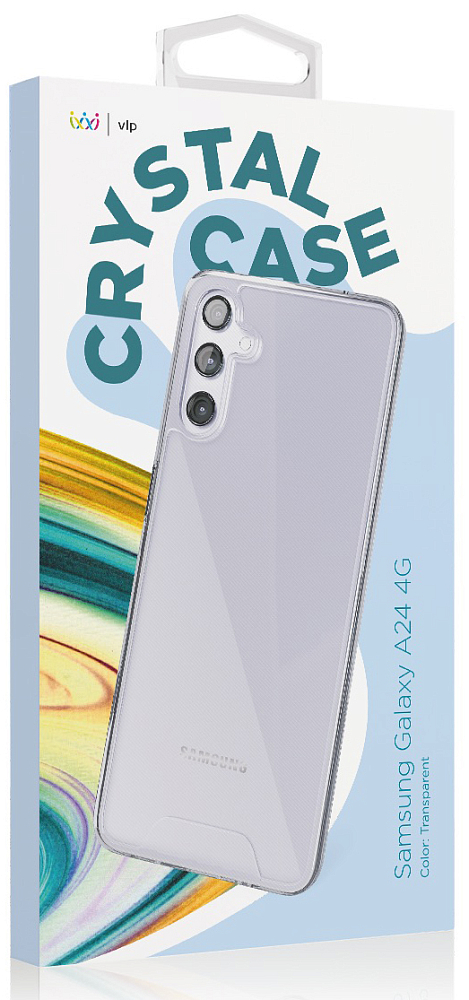 Чехол VLP Crystal Case для Galaxy A24, пластик прозрачный 1052014 - фото 4