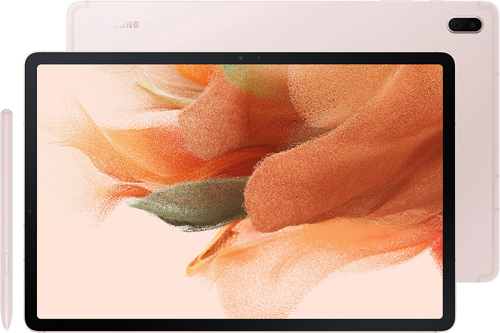 Планшет Samsung Galaxy Tab S7 FE LTE 128 ГБ розовое золото SM-T735N06128LPN11S, цвет розовый - фото 1