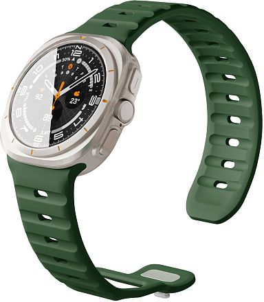Ремешок VLP Pulse Band для Galaxy Watch Ultra 47 мм, силикон зеленый Фото 2