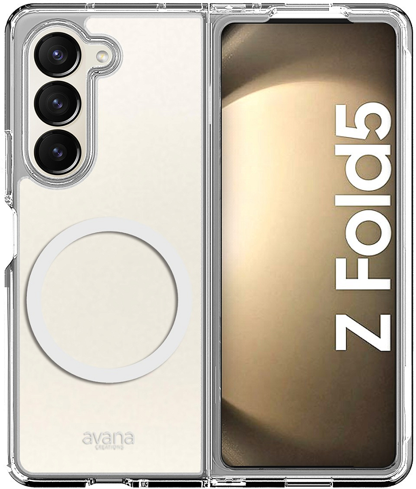 Чехол Avana ICE MagSafe для Z Fold5 прозрачный SGQ5-AVMCL-TRSP - фото 1