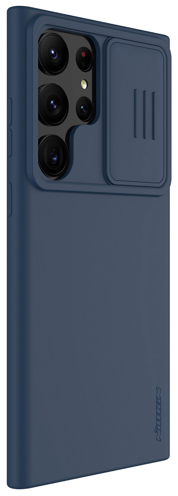 Чехол Nillkin CamShield Silky Silicone Elegant для Galaxy S23 Ultra голубой 6902048258396 - фото 6