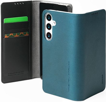 Чехол Araree Mustang Diary для Galaxy для Galaxy S25+ кожа черный Фото 2