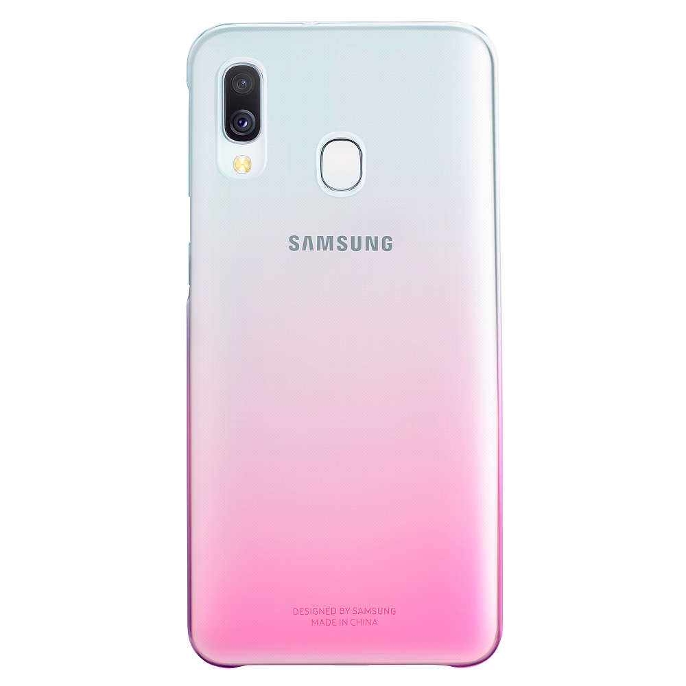 Чехол Samsung Gradation Cover Galaxy A40 розовый