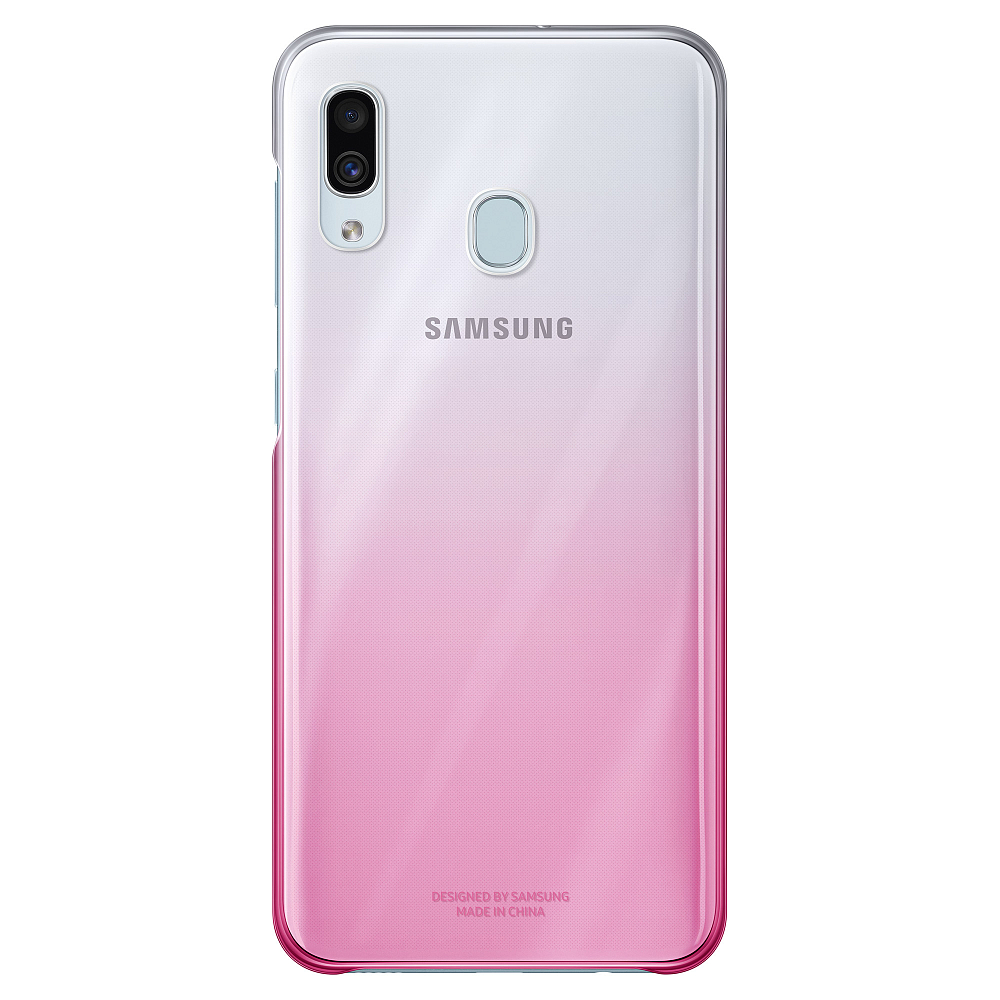 Чехол Samsung Gradation Cover Galaxy A30 розовый