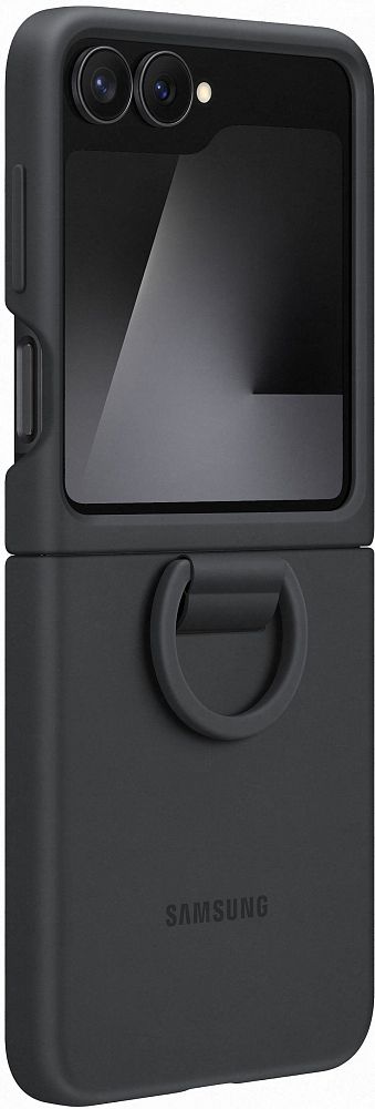 

Чехол Samsung Silicone Case для Z Flip6/Flip7 FE черный, Silicone Case для Z Flip6/Flip7 FE черный