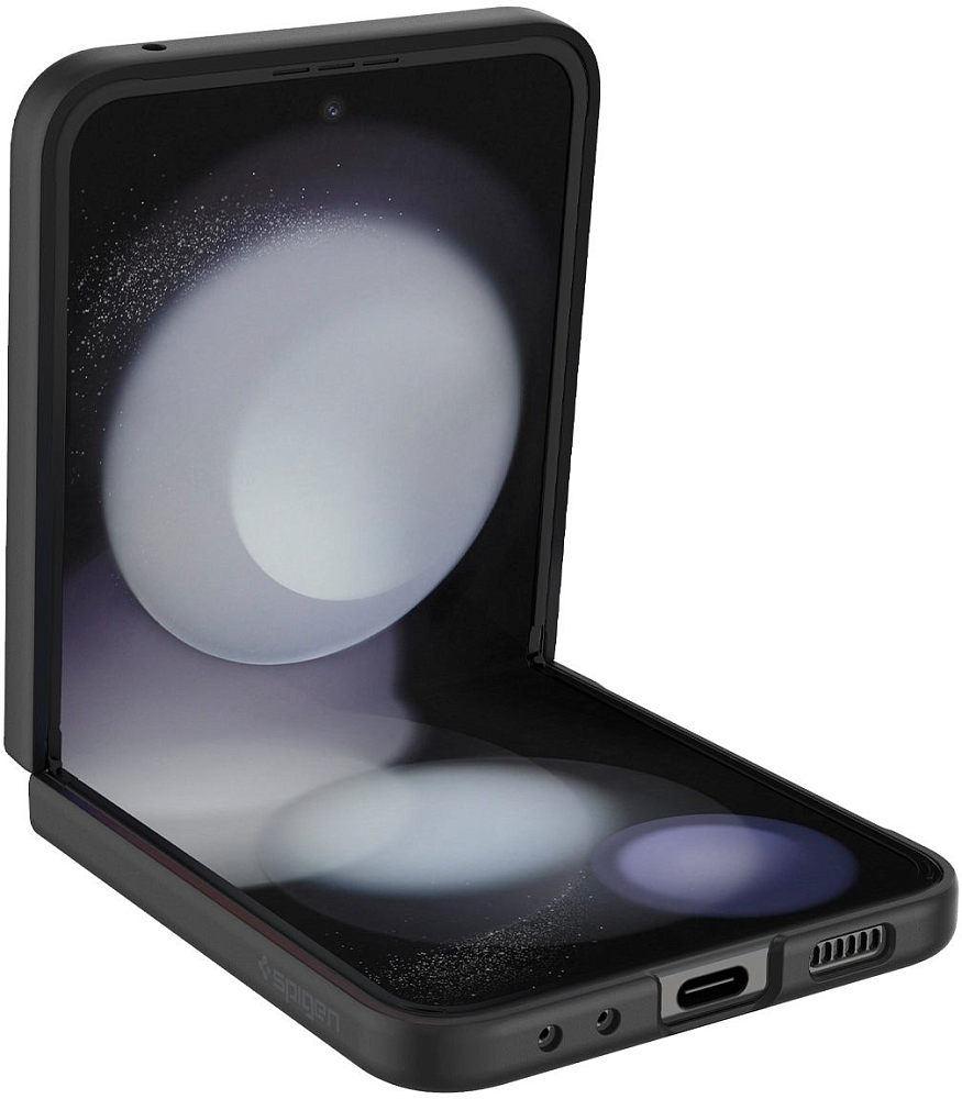 Чехол Spigen Air Skin для Galaxy Z Flip5, полиуретан черный ACS06229 - фото 7
