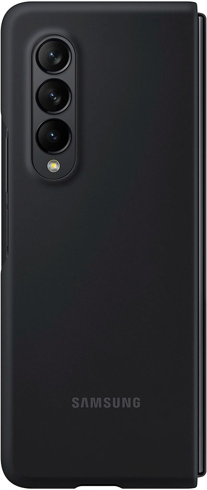 Чехол Samsung Silicone Cover для Galaxy Z Fold3 черный EF-PF926TBEGRU - фото 2