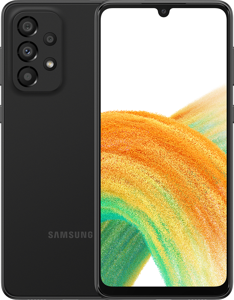 Смартфон Samsung Galaxy A33 128 ГБ черный (SM-A336BZKGGLB) SM-A336BZKGGLB Galaxy A33 128 ГБ черный (SM-A336BZKGGLB) - фото 1