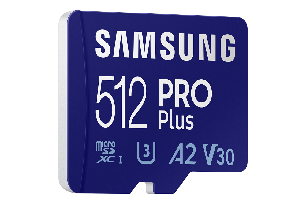 Карта памяти Samsung MicroSDXC PRO Plus 512 ГБ Global KR MB-MD512KA/KR, цвет синий MB-MD512KA/KR - фото 4