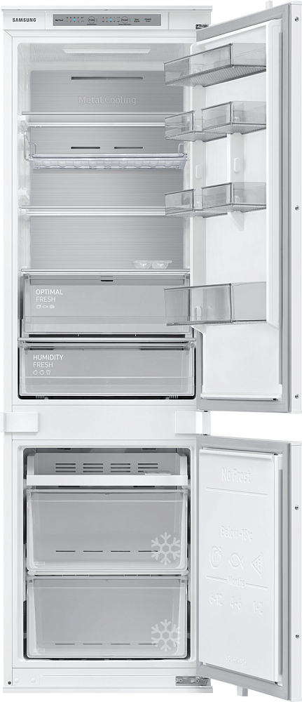 Встраиваемый холодильник Samsung BRB26705EWW с увеличенным полезным объёмом SpaceMax, 267 л BRB26705EWW, цвет белый - фото 4