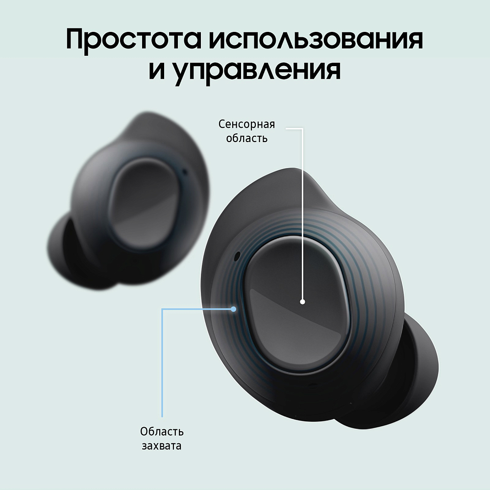 Беспроводные наушники Samsung Galaxy Buds FE графит SM-R400NZGPT1S - фото 10