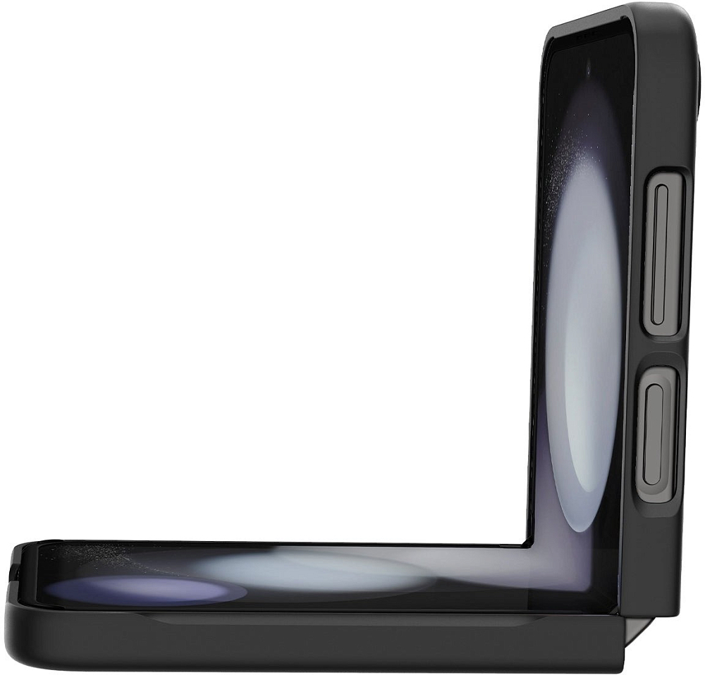 Чехол Spigen Air Skin для Galaxy Z Flip5, полиуретан черный ACS06229 - фото 8