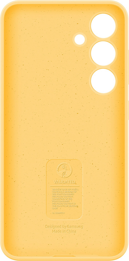 Чехол Samsung Silicone Case S24 желтый EF-PS921TYEGRU - фото 5