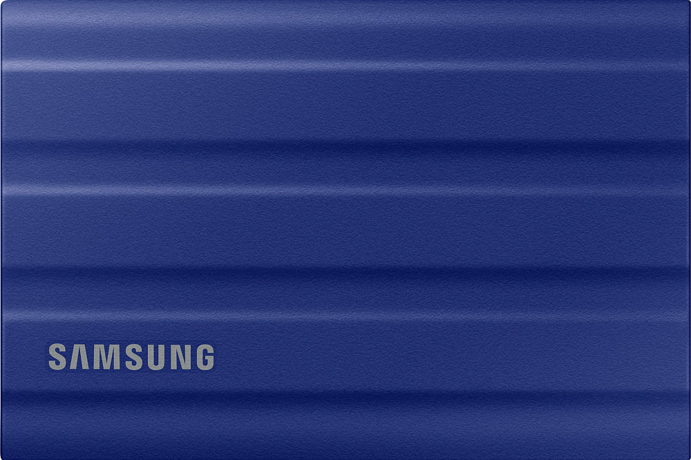 Внешний накопитель Samsung T7 Shield 1 ТБ синий MU-PE1T0R/WW MU-PE1T0R/WW - фото 1
