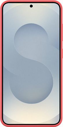 Чехол Samsung Silicone Case Galaxy S25 красный Фото 2