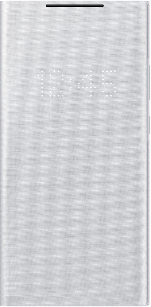 Чехол-книжка Samsung Smart LED View Cover для Galaxy Note20 Ultra серебристо-белый