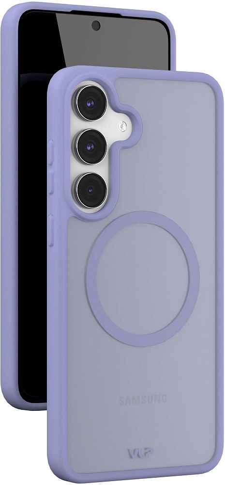 

Чехол VLP Moon Case MagSafe для Galaxy S25 FE лавандовый, Лаванда, Moon Case MagSafe для Galaxy S25 FE лавандовый