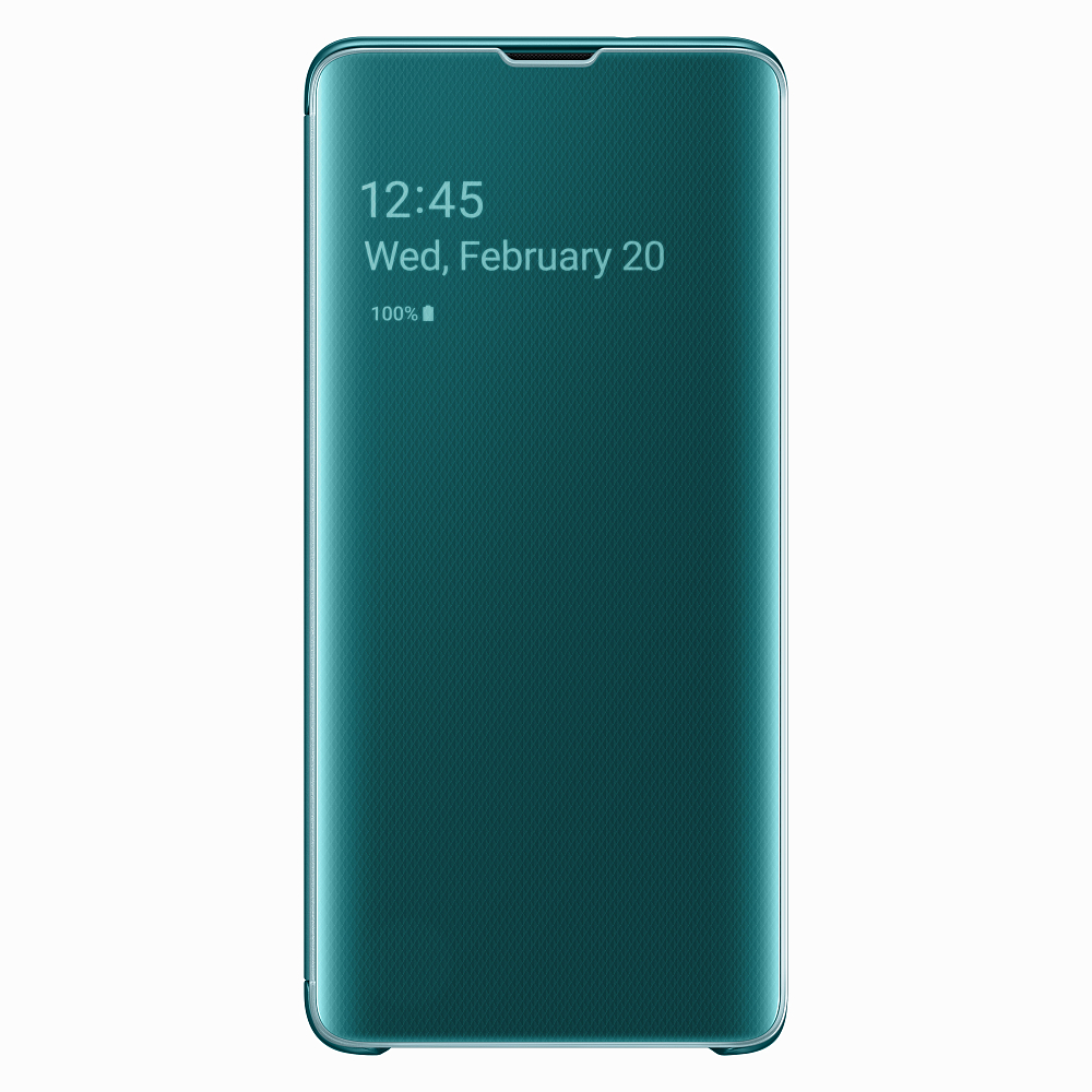 

Clear View Cover Galaxy S10 зеленый